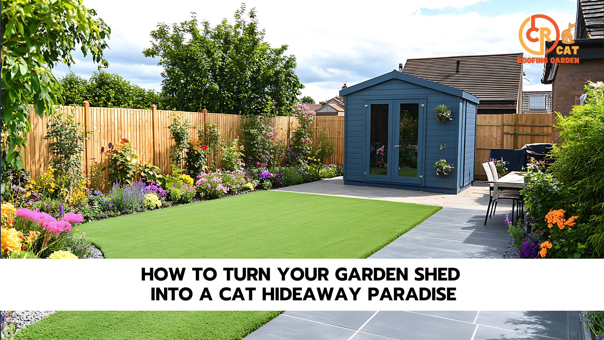 How to Turn Your Garden Shed Into a Cat Hideaway Paradise